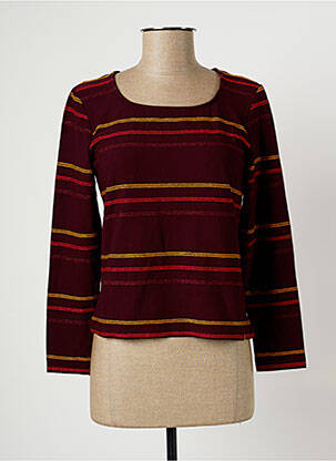 Tricou mâneci lungi mâneci lungi violet PAUL BRIAL femeie