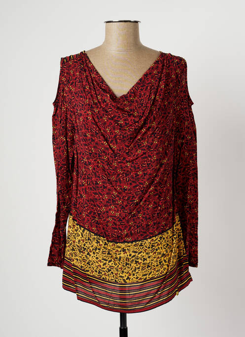 Tunică mâneci lungi roșu PAUL BRIAL femeie