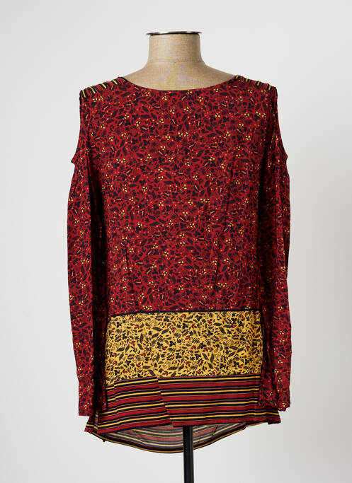 Tunică mâneci lungi roșu PAUL BRIAL femeie