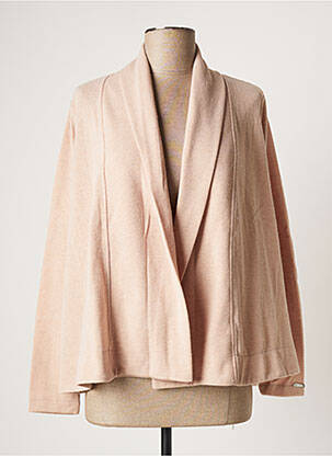 Vestă cu mâneci lungi bej MALOKA femeie