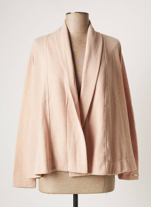 Vestă cu mâneci lungi bej MALOKA femeie