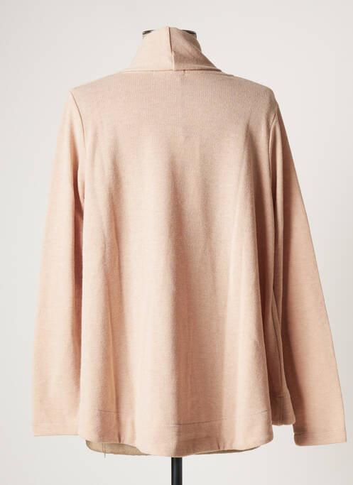 Vestă cu mâneci lungi bej MALOKA femeie