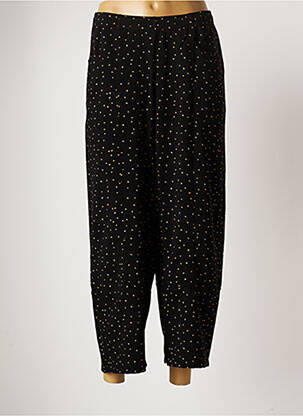 Pantalon 7/8 talie elastică mărime normală negru G!OZE femeie