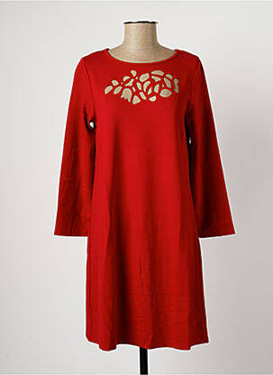 Rochie midi roșu MALOKA femeie