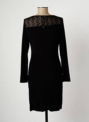 Rochie midi mâneci lungi mâneci lungi negru MALOKA femeie