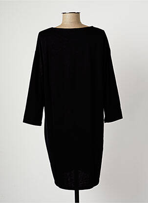 Rochie scurtă mâneci 3/4 mâneci 3/4 negru MALOKA femeie