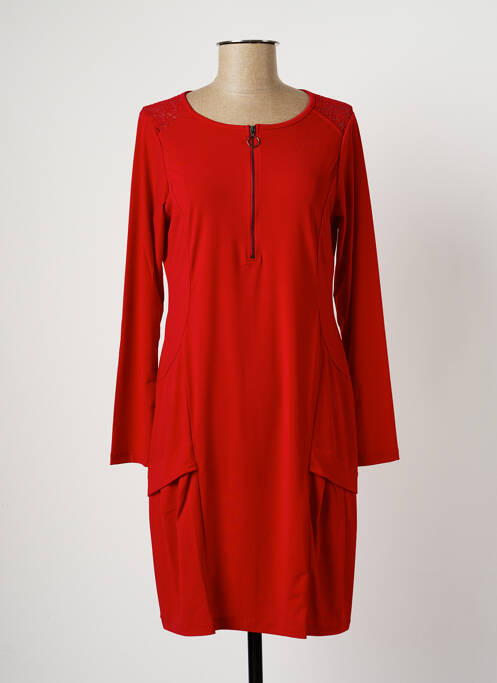 Rochie midi roșu MALOKA femeie