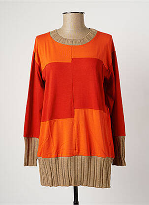 Tunică mâneci lungi portocaliu MALOKA femeie