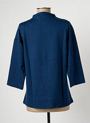 Tricou mâneci lungi mâneci lungi albastru MALOKA femeie