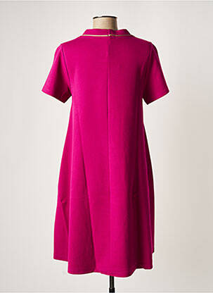 Rochie midi mâneci scurte mâneci scurte violet MALOKA femeie