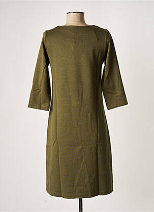 Rochie midi mâneci 3/4 mâneci 3/4 verde MALOKA femeie