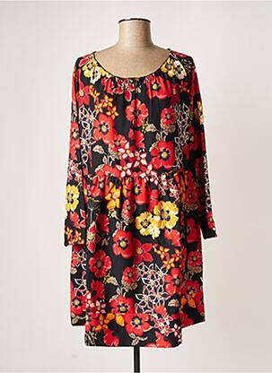 Rochie scurtă mâneci 3/4 mâneci 3/4 roșu G!OZE femeie