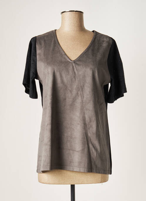 Top gri MALOKA femeie