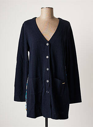 Vestă cu mâneci lungi albastru MALOKA femeie