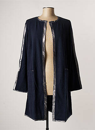 Vestă cu mâneci lungi albastru MALOKA femeie