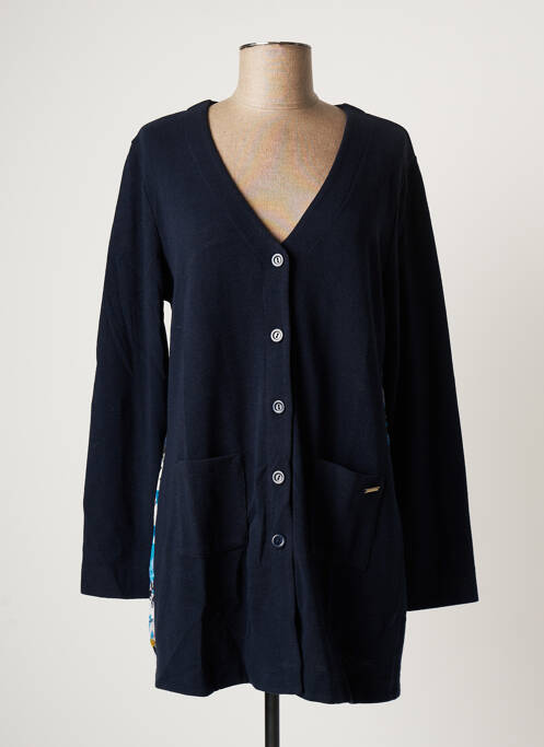 Vestă cu mâneci lungi albastru MALOKA femeie