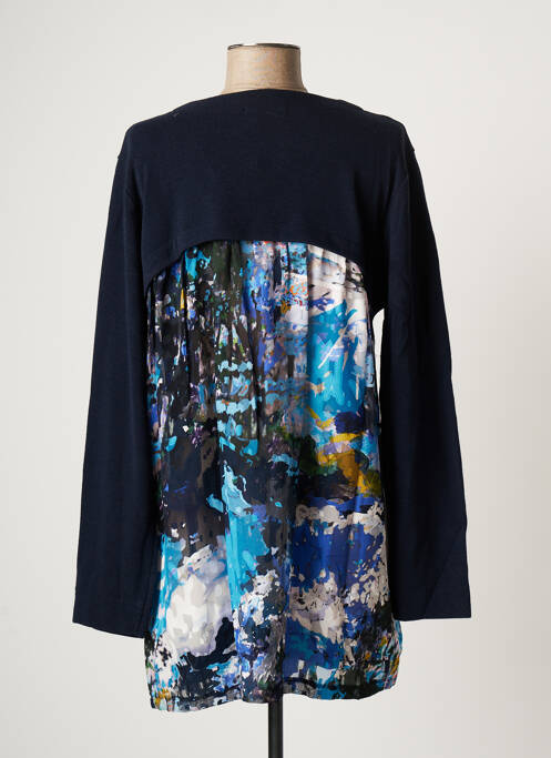 Vestă cu mâneci lungi albastru MALOKA femeie