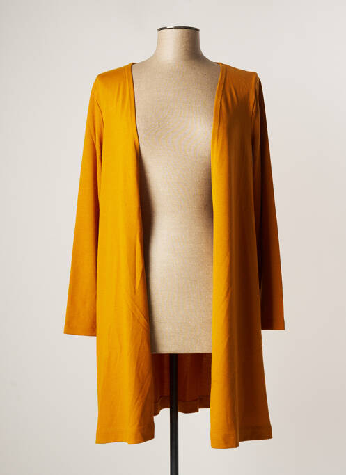 Vestă cu mâneci lungi galben MALOKA femeie