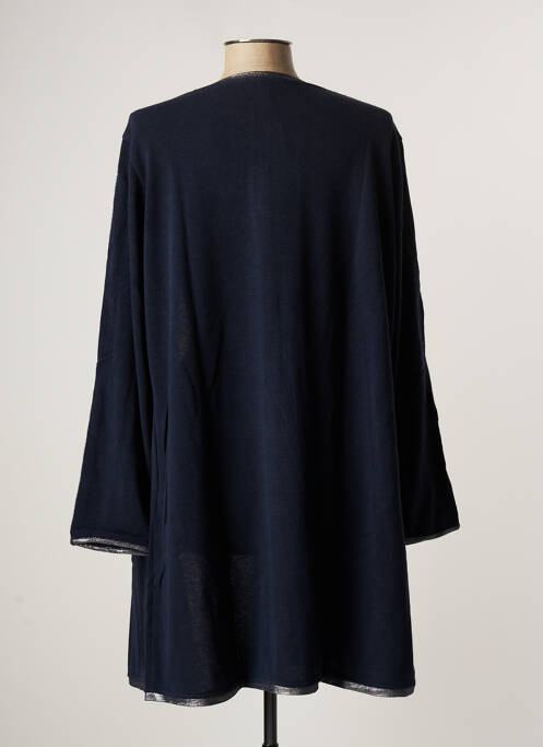 Vestă cu mâneci lungi albastru MALOKA femeie