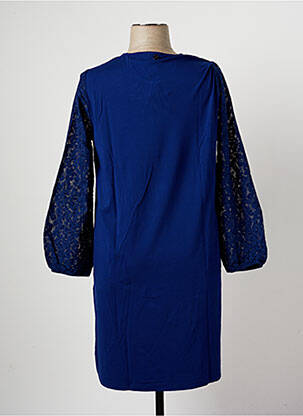 Rochie midi mâneci lungi mâneci lungi albastru MALOKA femeie