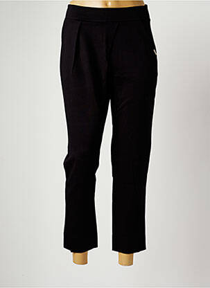 Pantalon 7/8 elasticitate mărime normală negru MALOKA femeie
