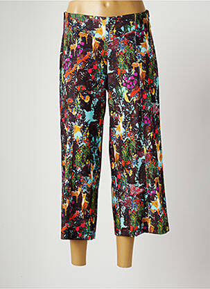 Pantalon trei sferturi maro MALOKA femeie