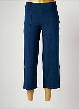 Pantalon trei sferturi albastru MALOKA femeie