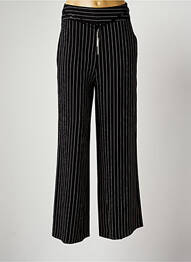 Pantalon larg închidere cu fermoar lateral mărime normală negru PAUL BRIAL femeie