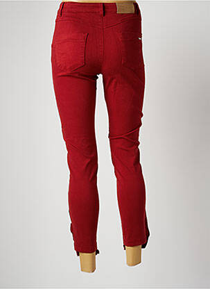 Pantalon 7/8 elasticitate mărime normală roșu MALOKA femeie