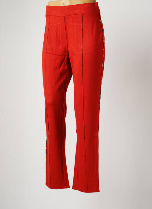 Pantalon drept portocaliu MALOKA femeie