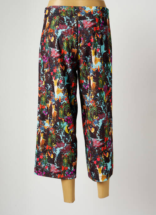 Pantalon trei sferturi maro MALOKA femeie