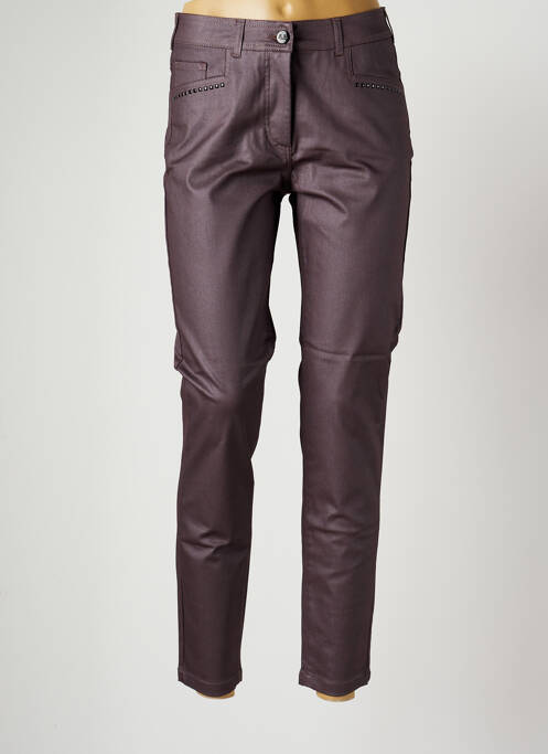 Pantalon slim violet PAUL BRIAL femeie
