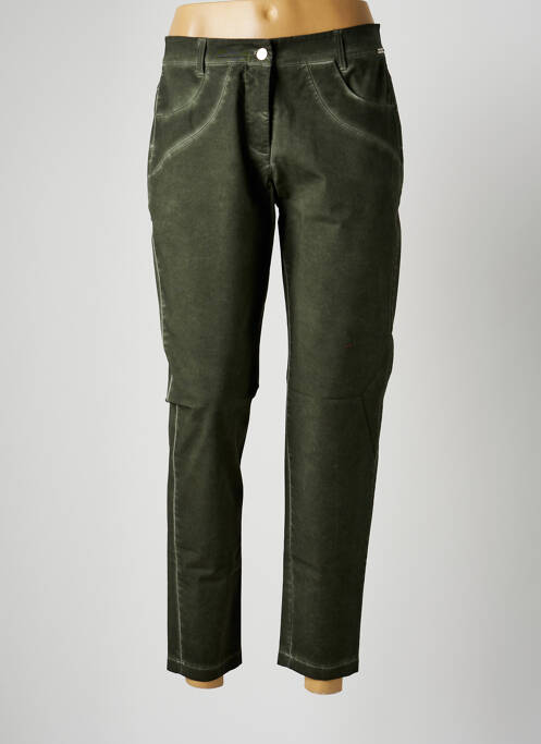Pantalon 7/8 verde MALOKA femeie