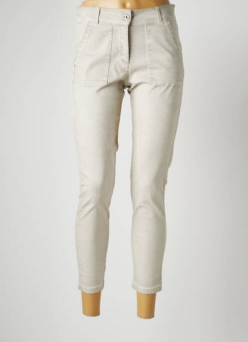 Pantalon 7/8 bej MALOKA femeie