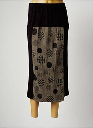 Fustă midi negru G!OZE femeie