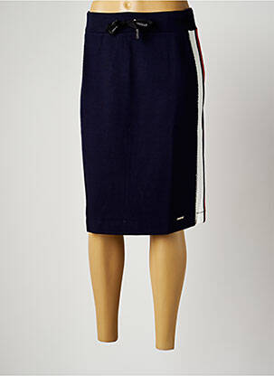 Fustă midi albastru MALOKA femeie