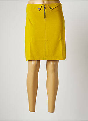 Fustă scurtă galben MALOKA femeie
