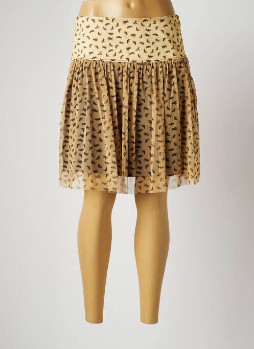 Fustă scurtă galben PAUL BRIAL femeie