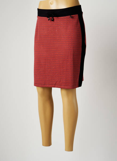 Fustă scurtă portocaliu MALOKA femeie