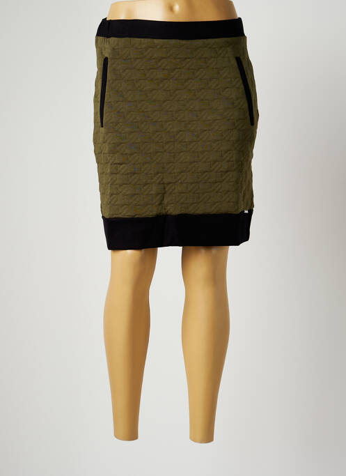 Fustă scurtă verde MALOKA femeie