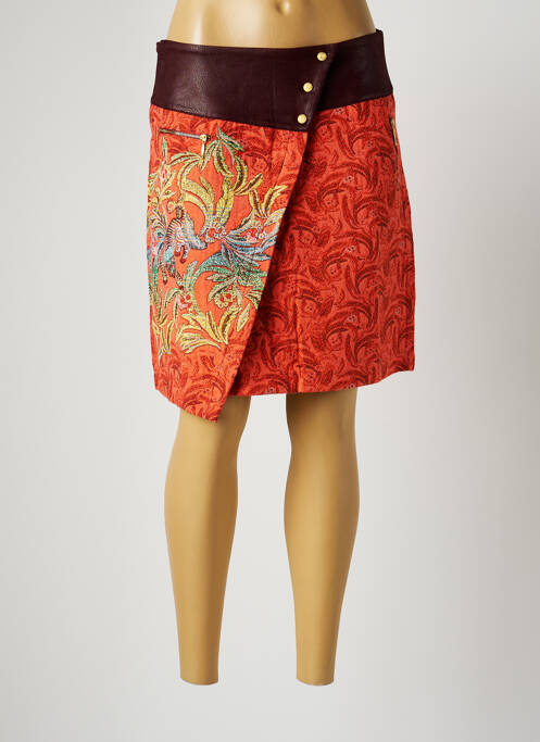 Fustă scurtă portocaliu PAUL BRIAL femeie