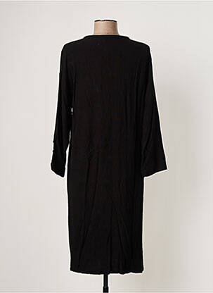 Rochie midi mâneci 3/4 mâneci 3/4 negru PAN femeie