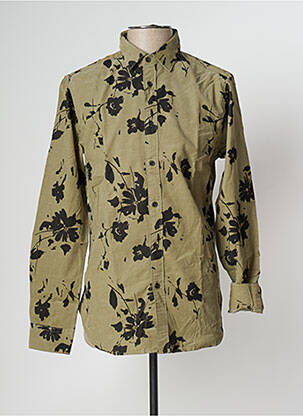 Cămașă cu mâneci lungi verde DSTREZZED bărbat