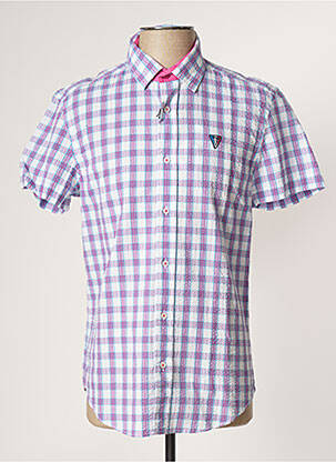 Cămașă cu mâneci lungi roz CAMBE bărbat