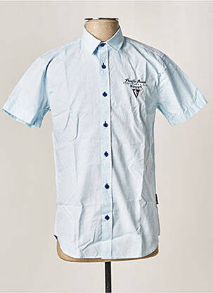 Cămașă cu mâneci scurte albastru CAMBE bărbat