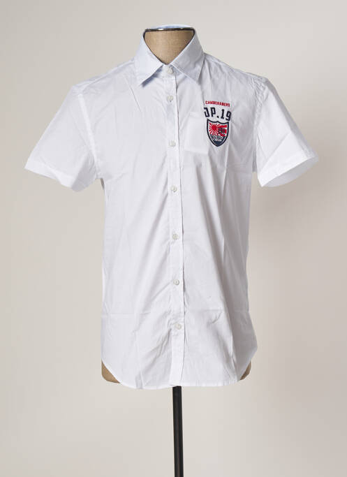 Cămașă cu mâneci scurte alb CAMBERABERO bărbat