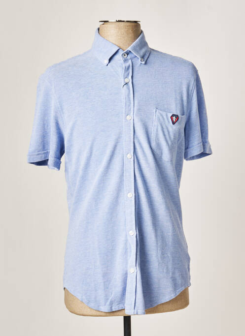 Cămașă cu mâneci scurte albastru CAMBE bărbat