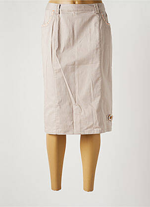 Fustă midi bej JAC JAC femeie