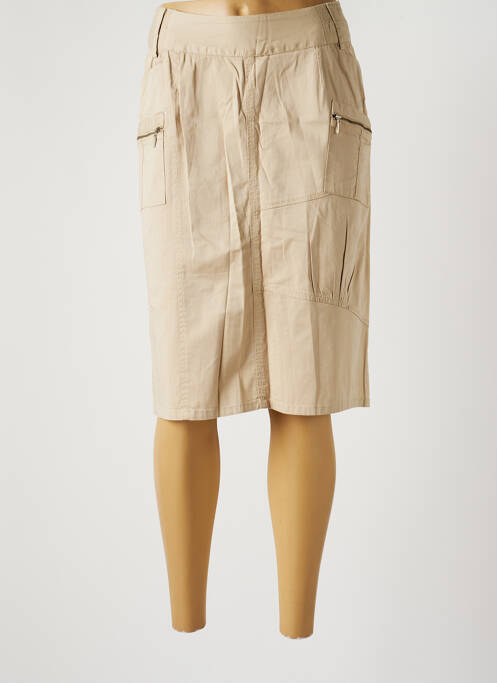 Fustă midi bej JAC JAC femeie