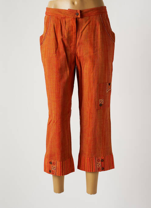 Pantalon trei sferturi portocaliu JAC JAC femeie